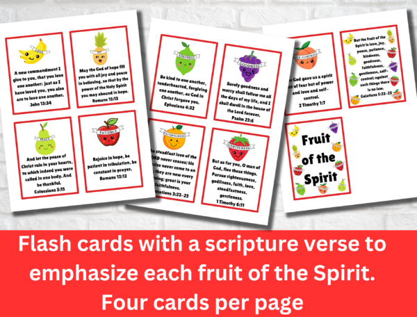 Fruit of the Spirit Printable Activities - Image 8